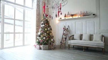 Noel ve yeni yıl iç dekorasyonu