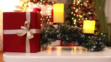 Yeni yıl ve Noel arkaplanı