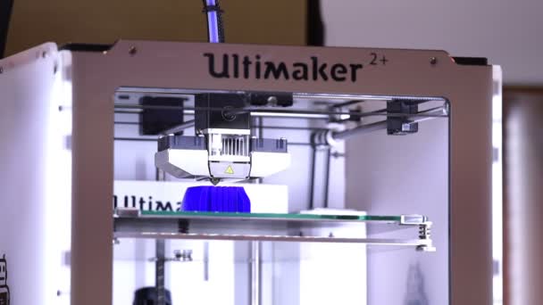3D-printer printing technologie — Stockvideo