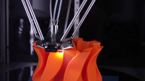 3D-printer printing technologie — Stockvideo