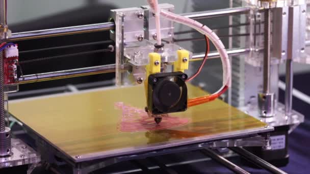 3D-printer afdrukken — Stockvideo