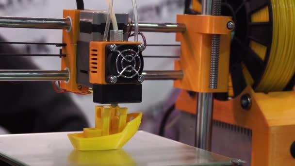 3D εκτυπωτής εκτύπωση — Αρχείο Βίντεο