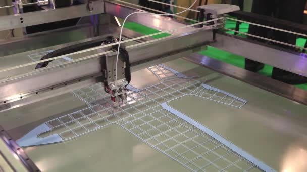 3d printer printing — Stock Video