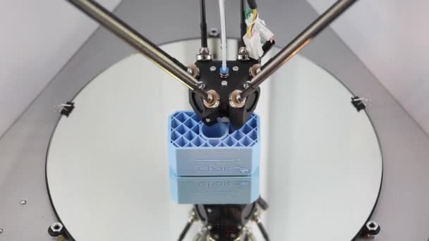 Технология печати 3D принтеров — стоковое видео