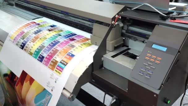 CMYK rajzgépes nyomtatás — Stock videók
