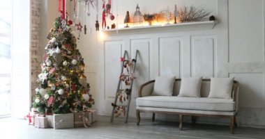 Noel ve yeni yıl iç dekorasyonu