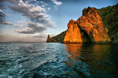 Golden gate rock Karadağ Milli Parkı Kırım '