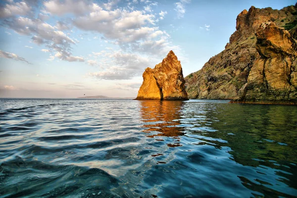 Golden gate rock in Karadag National park Crimea — Stock Photo, Image