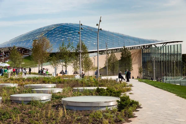 Filarmoni Yeni Zaryadye Park, Moskova, Rusya Red Square yakınındaki Şehir Parkı