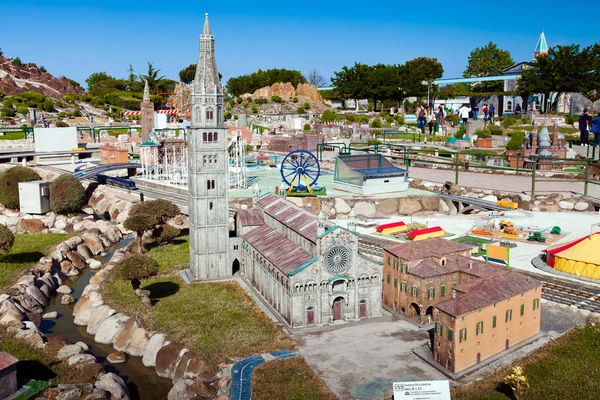 Parque de miniaturas em Rimini, Itália — Fotografia de Stock