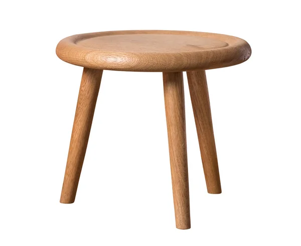 Маленьке дерев'яне крісло ізольоване Ліцензійні Стокові Фото