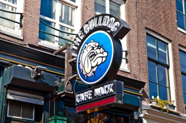 İlk kırmızı ışıklar sokak, Hollanda Amsterdam City Bulldog coffeshop