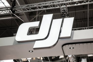 CeBIT 2017 yılında Hannover Messe, Almanya ile DJI indeks işlem şirket logosu işareti sergi Fuar