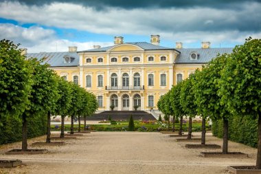 Rundale palace in Latvia clipart