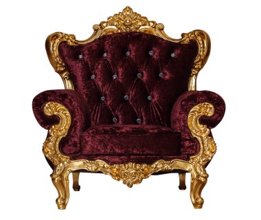 Lüks altın Tekstil sandalye
