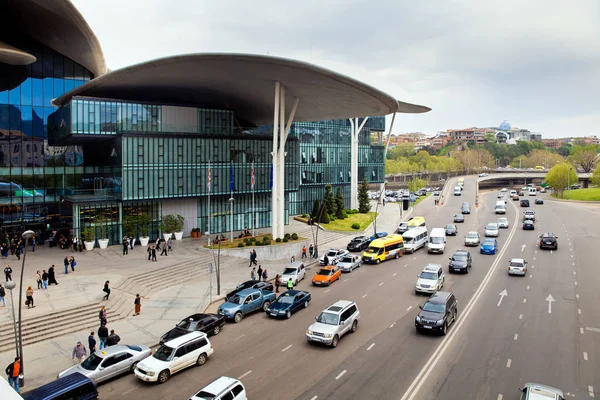 Modern adalet House bölümü şehirde Tbilisi, Georgia — Stok fotoğraf