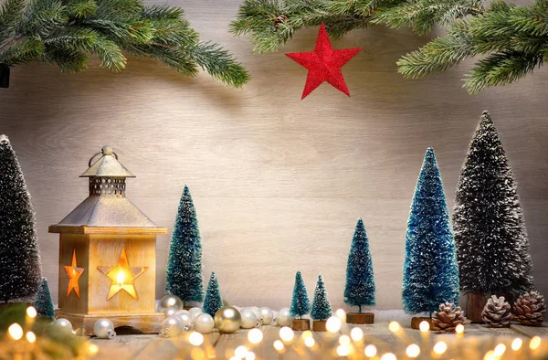 Elegante arreglo de Navidad ornamental —  Fotos de Stock