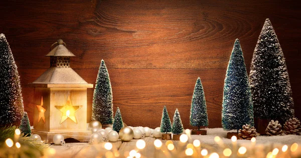 Elegante arreglo de Navidad ornamental —  Fotos de Stock