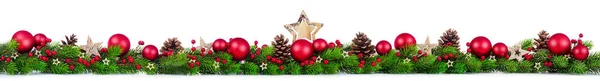 크리스마스 테두리 흰색, 여분의 넓은 — 스톡 사진