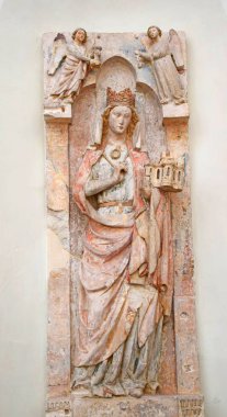 Heykel Plectruda - kişi hanım kilise kurucusu