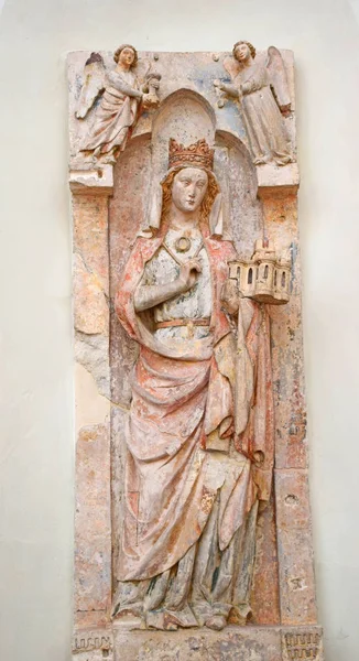 Heykel Plectruda - kişi hanım kilise kurucusu