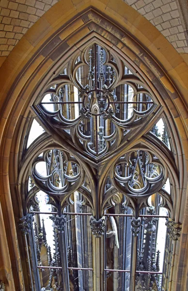 Window in the Tower of Cologne Cathedral — Stock Photo, Image