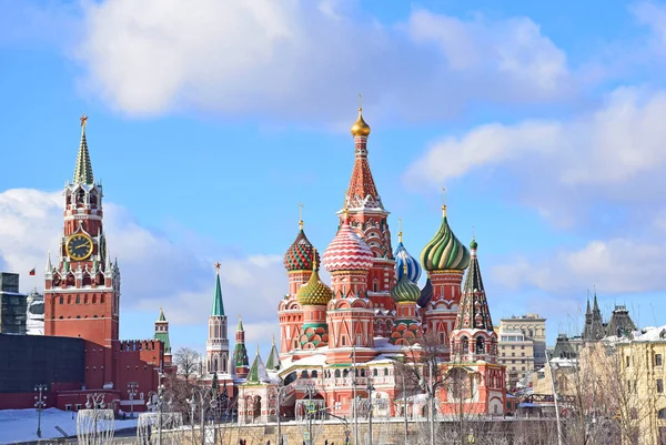 Moscou 2018 Catedral Intercessão Foi Construída 1561 Arquitetos Catedral São — Fotografia de Stock