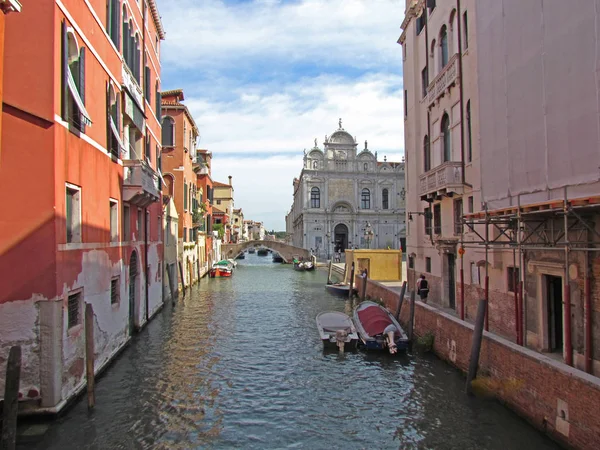 Венеція Серпень 2012 Один Каналами Венеції — стокове фото
