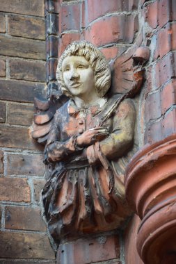 Kilise binası 1882-1884 yılları arasında mimar Boris Freudenberg önderliğinde Richard Freeman tarafından tasarlandı. Rusya, Moskova, Şubat 2012