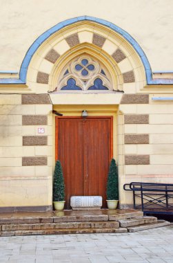 Peter ve Paul 'un Moskova' daki Kutsal Havariler Katedrali 1903-1905 yılları arasında William Valcot tarafından tasarlanan V. A. Kossov tarafından inşa edilmiştir. Rusya, Moskova, Şubat 2020