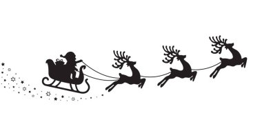 Download Sleigh Of Father Christmas Free Vector Eps Cdr Ai Svg Vector Illustration Graphic Art