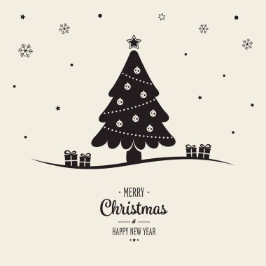 Noel ağacı dekorasyon kar taneleri