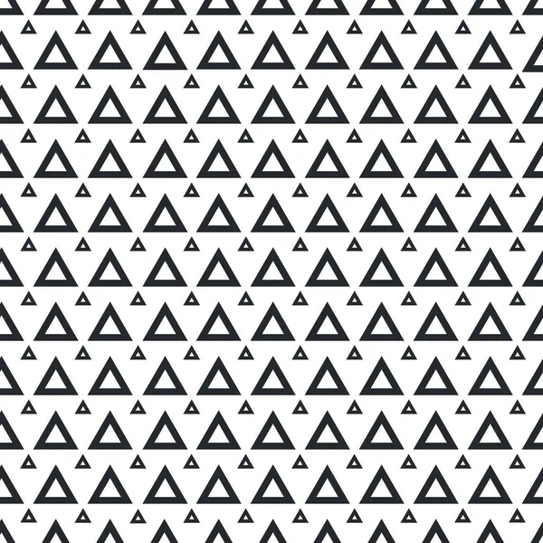 Dreieck nahtlose Muster memphis Stil Hintergrund — Stockvektor