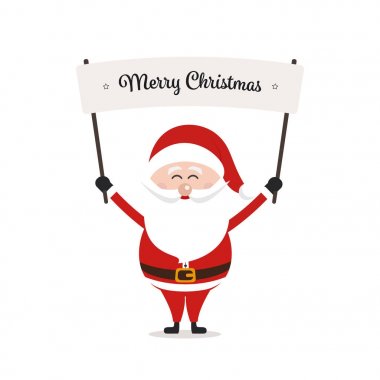 mutlu Noeller tutan santa izole arka plan oturum