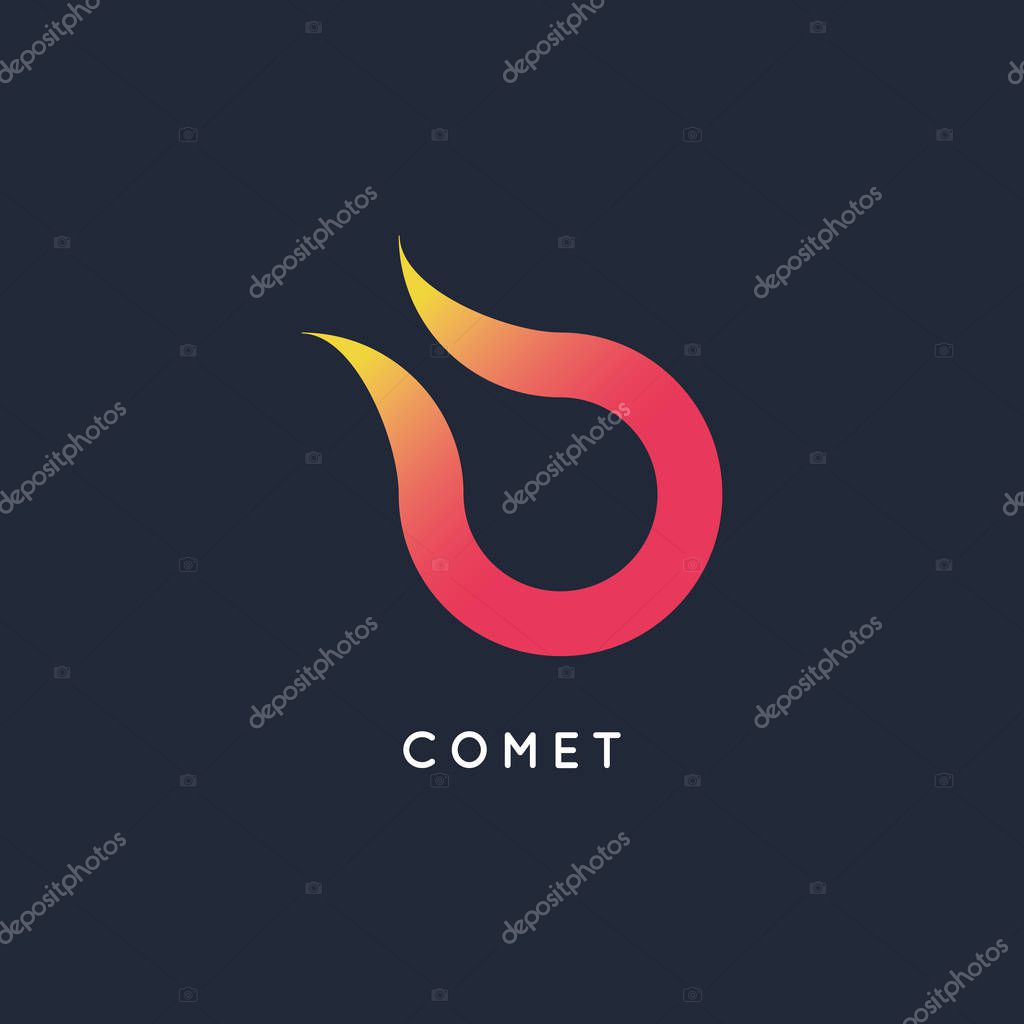 Comet Logo Design Template