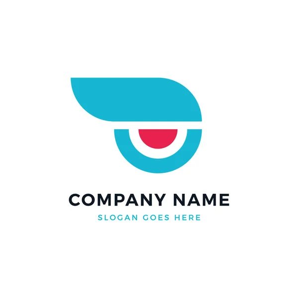 Snabb Courier Logotypdesign — Stock vektor