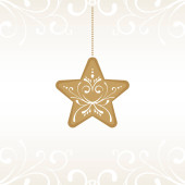 Vánoční přání s hvězdičkou dekorace karta prvek pozadí