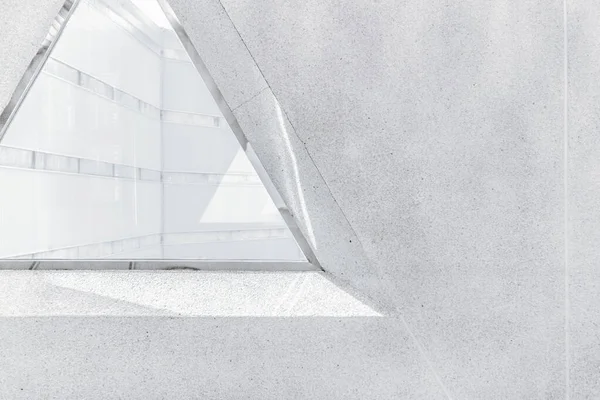 Архитектура минимализм современный стиль дизайна детали здания внешнего бетона абстрактный фон — стоковое фото