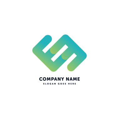 Ekoloji Vektörü Logosu. Yaratıcı soyut simge tasarım şablonu. Soyut logotip konsept element işaret şekli.