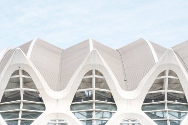 Soyut Mimari Modern ve minimal bina tasarımı.