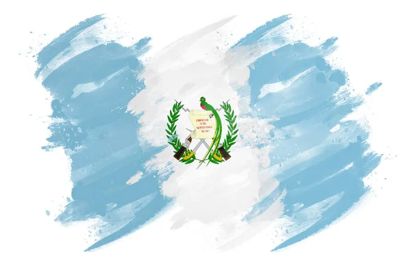 Флаг Гуадалупе Раскрашенный Кистью — стоковое фото