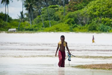 Mombasa. Kenya. 26 Ocak 2012 çocuk Afrika