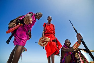 Afrikalı kabile. Masai