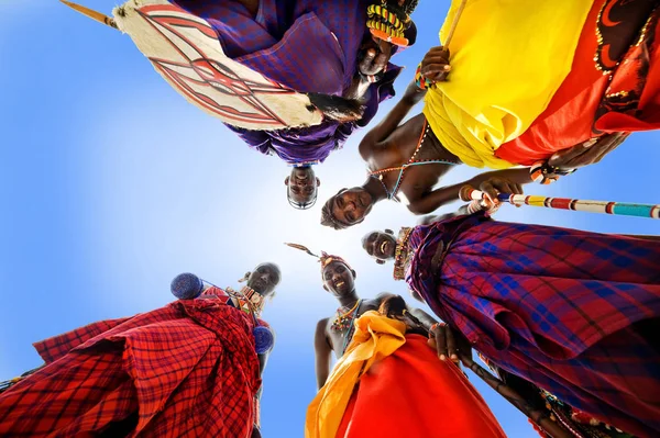 Tribo africano. Maasai. — Fotografia de Stock