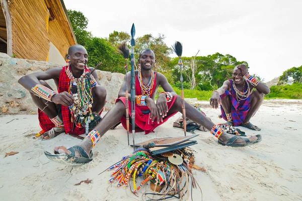 Αφρικανική φυλή. Μασάι — Φωτογραφία Αρχείου