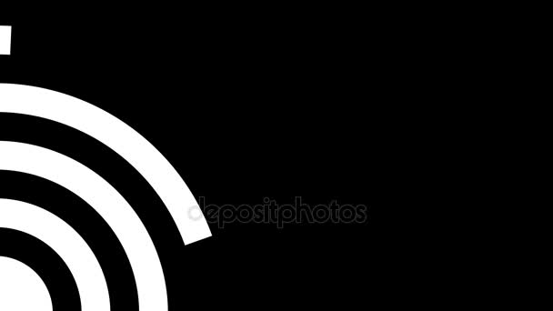 milieux de mouvement CGI haute définition idéal pour l'édition, les fonds led ou la diffusion comportant une animation de cercles de rotation blancs. Idéal pour la saisie ou le masquage !