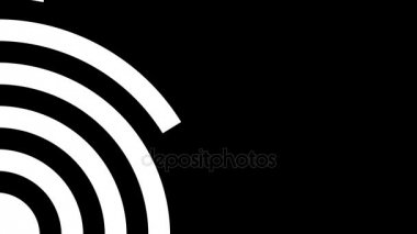 beyaz daire bir tarafından bir yüksek çözünürlüklü CGI hareketli arka planlar düzenleme için ideal etrafında dönen, led arka planında veya bazı animasyon beyaz daireler iplik featuring yayın. Anahtarlama veya maskeleme için büyük!