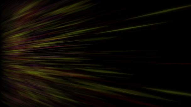 Stries lumineuses colorées, fond de mouvement abstrait, vidéo HD complète 