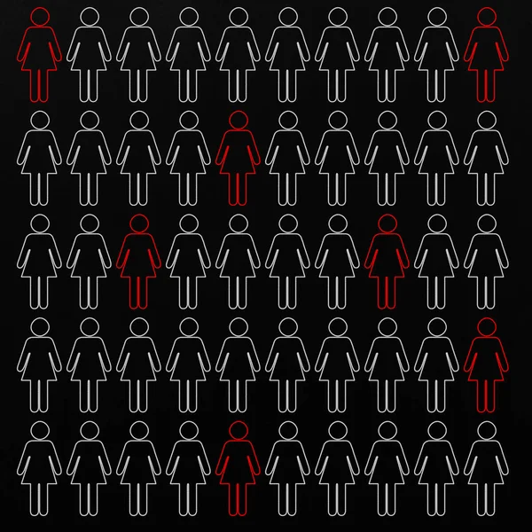 Social Distancing Keep Distance Public Society People Protect Covid Coronavirus — Stock Photo, Image