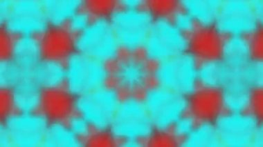 Yoga, kulüpler, gösteriler, mandala, fraktal animasyon için soyut çok renkli hareket grafikleri